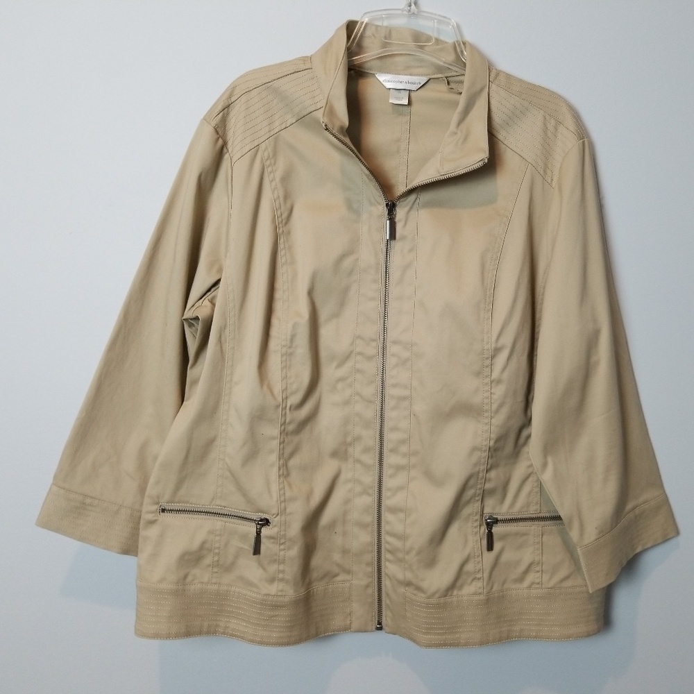 Christopher & Banks Blazer Beige Khaki Jacket